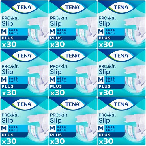 Tena Proskin Slip Plus Bel Bantlı Yetişkin Bezi M - Orta - Medium 270 Adet
