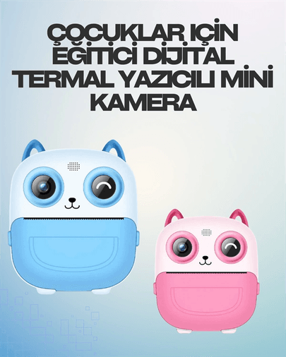 Termal Yazıcılı Dijital Kamera – Usb Şarjlı, Hd Video Destekli