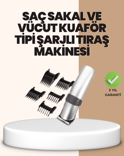 Tıraş Makinesi Temizlik ve Yağlama Setiyle Birlikte