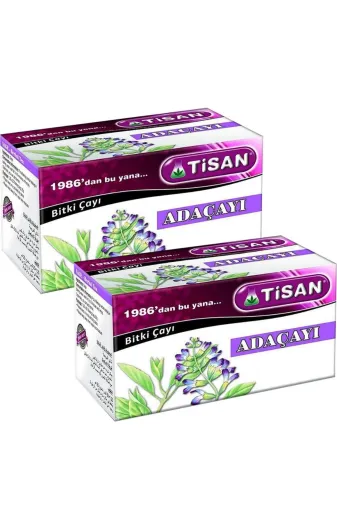 Tisan Tisan002 Adaçayı Bitki Süzen Poşet Çay 2'li 20 X 2.5 G