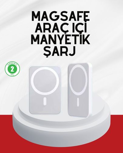 TKNXUCZ15WMAGSAFE-5MKR Şık Tasarımlı Magsafe Araç Telefon Tutucu Type-C Girişli Diğer