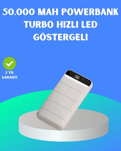 TKNXUCZZZ50000MAHPOWERBANKKKKKK-1MKR 22.5W Pd Destekli Taşınabilir Şarj Cihazı Çoklu Çıkışlı Model Powerbank Diğer