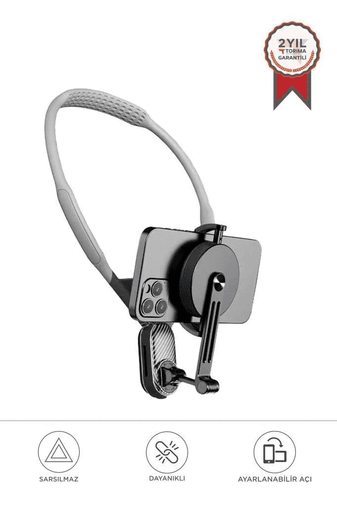 Torima Jx-058 Gri Boyun Askılı Manyetik Telefon Tutucu