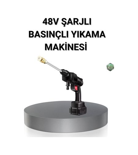 toyigoo 125960535 Kablosuz Basınçlı Yıkama Makinesi 48V Güçlü Motor 2 Pil Ve Köpük Hazneli