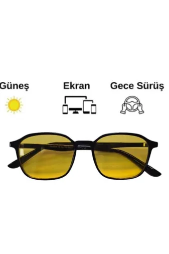 TrendMilano TM83110101sc Antifar Fotokromik 3In1 Gözlük | Gece Sürüş | Ekran | Güneş |