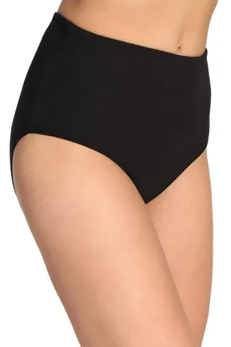 Tutku P-TKD0922-10-SİYAH-XL-A Kadın Siyah 10'lu Paket Ribana Bato Külot Elf568T0922Ccm10-Siyah-Xl
