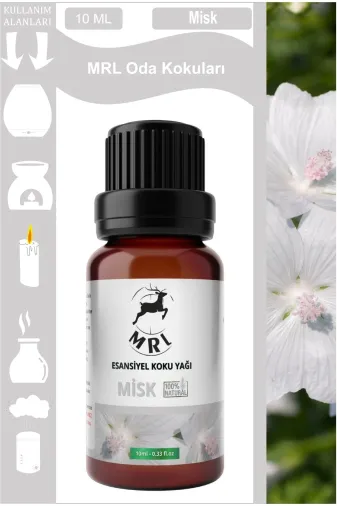 TYC00803989926 Misk Kokusu Buhurdanlık Yağı Aromaterapi Yağ Difizör Esansı Buhur Yağ Oda Kokusu 10Ml (Mrl)