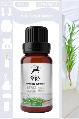 TYC00803990364 Beyazsabun Kokusu Buhurdanlık Yağı Aromaterapi Yağ Difizör Esansı Buhur Yağ Oda Kokusu 10Ml (Mrl)