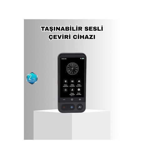UCUZTEKNO TRİTHLTXUCZZZTRANSLATOR-1-BLNCCC Akıllı Taşınabilir Tercüman 17 Çevrimdışı, 139 Çevrimiçi Dil Desteği