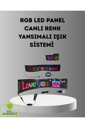 UCUZTEKNO TYC0B92B956E2F79847BFEB00 Akıllı Led Matrix Panel – Usb Bağlantılı, Kaydırmalı Yazı Ve Animasyon Desteği