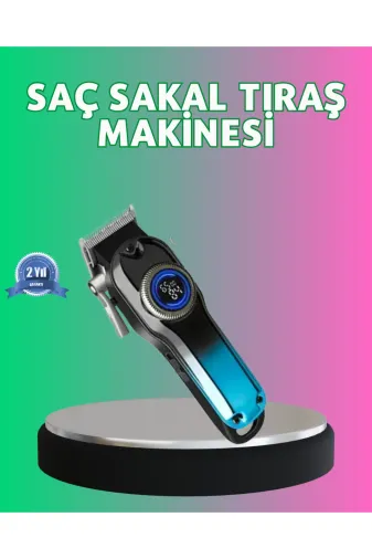 UCUZTEKNO TYCC8CC6789BA1C7499E52703 4 Limit Tarağı Ve Ayarlanabilir Kesim Uzunluğu Saç Makinesi