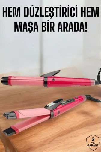 UCUZTEKNO TYCE299B4F1FB860BF4732900 Hem Düzleştirici Hem Maşa Saç Şekillendirici