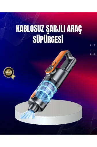 UCUZTEKNO UCZZZ126PLUSSÜPÜRGE-4 Trendlia Taşınabilir Şarjlı El Süpürgesi Çok Yönlü Temizlik 5 Başlıklı Numaratör Hediyeli