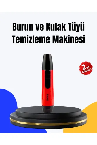 UCUZTEKNO UCZZZBURUNTIRAŞMAKİNESİ-3 Trendlia Pilli Kulak Burun Tüy Temizleyici Raks