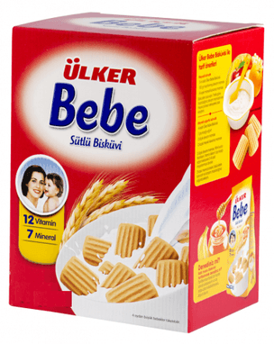 Ülker Bebe Bisküvisi 800Gr 12 Vitaminli Kutu