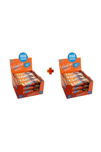 Uniq2go 86806432224382 Choco Light Midi 16Lı Kutu 2X Kutu %100 Naturel Portakal Aromalı Proteinli Bar Kutu Içi Adet 40 G.