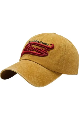 Uniquetrenders PYZ503460 Unisex Eskitme Hawaii Nakışlı Ayarlanabilir Beyzbol Kep Şapka
