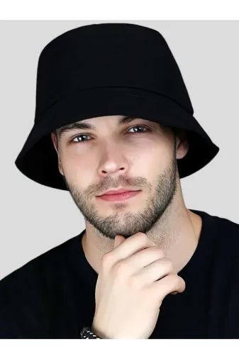 Unisex Uv Korumalı Pamuklu Bucket Şapka