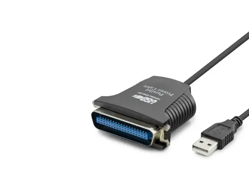 Usb To Paralel Lpt Yazıcı Dönüştürücü Kablosu 80 Cm Siyah HDX7526