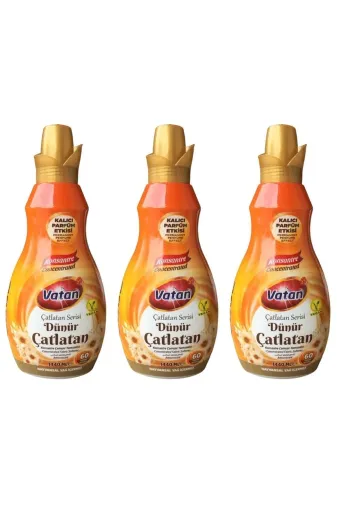Vatan 2545634124121 Konsantre Çamaşir Yumuşatici Dünür Çatlatan 1440 Ml X 3 Lü