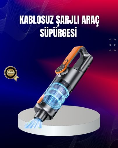 VINTESSY TKNUCZZZ126PLUSSÜPÜRGE-4MKR Taşınabilir Şarjlı El Süpürgesi Çok Yönlü Temizlik 5 Başlıklı Numaratör  Akıllı Saat