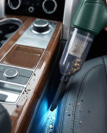 VINTESSY TKNUCZZZG43ARAÇSÜPÜRGESİ-3MKR Taşınabilir Kablosuz Süpürge Kompakt Tasarım Güçlü Motor Akıllı Saat