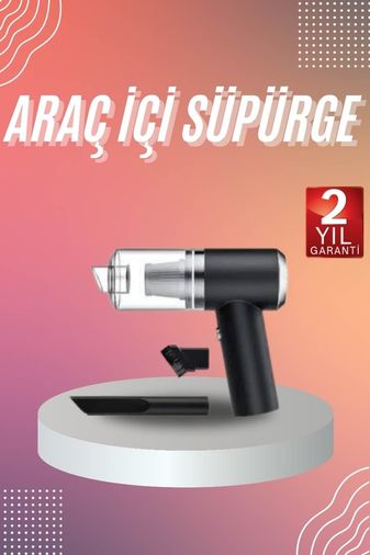 VINTESSY TKNUCZZZHS22SÜPÜRGEEE1MKR Araç İçi Süpürge Kablosuz Şarjlı Elektrikli Süpürge Elde Taşınabilir Akıllı Saat