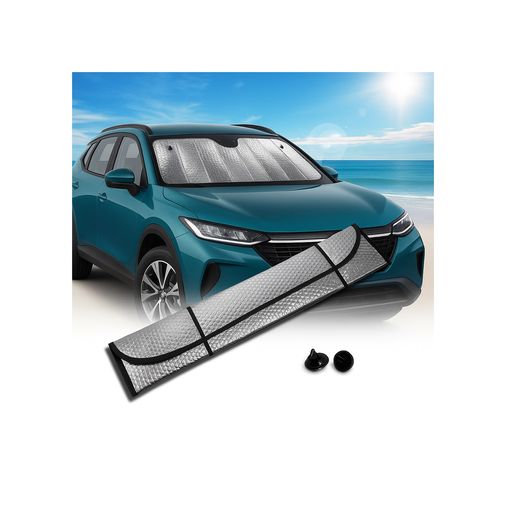 VINTESSY TKNXUCZOTOGÜNEŞLİK-18MKR Katlanabilir Oto Ön Cam Güneşlik Isı Önleyici Araç Perdesi Toyota Corolla Fiat Egea Nissan Qashqai Volkswagen Pass Akıllı Saat