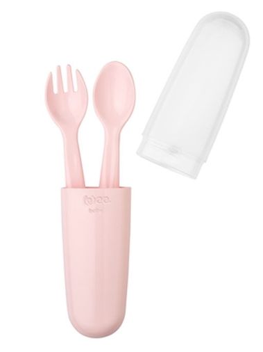 Wee Çatal Kaşık Seti - Pembe