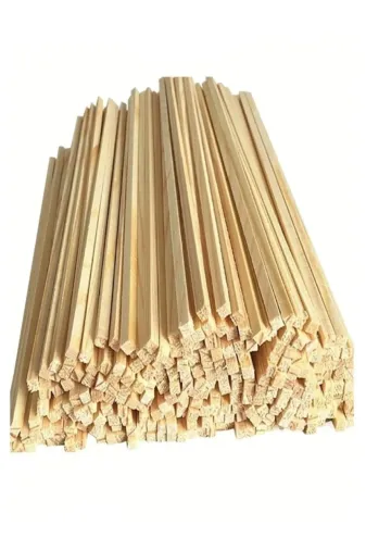 woodera ndxswu978b Ahşap Çıta (Çam Ağaci) 1 Cm X 1 Cm X 70 Cm (10 Adet)