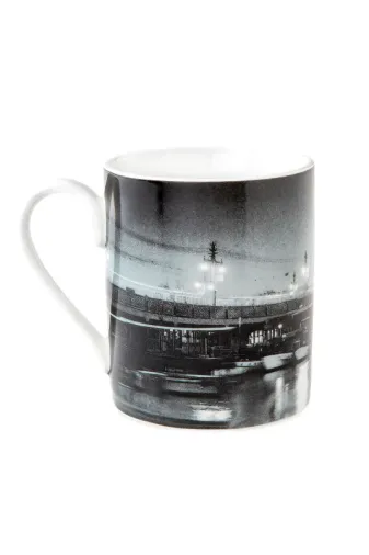 X Istanbul Modern Othmar Pferschy,galata Köprüsü’nde Gece Mug