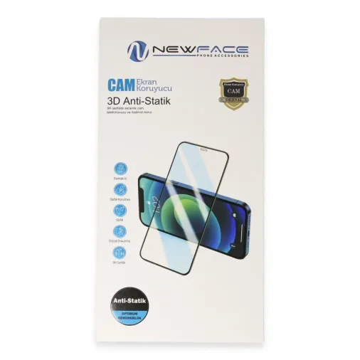 Xiaomi Poco X8 Pro 3d Antistatik Cam Ekran Koruyucu - Şeffaf