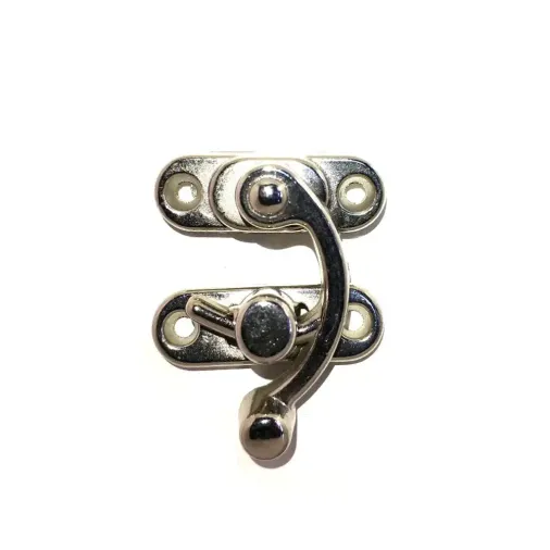 Yay Gözü, Ahşap Kutu Klipsi - Küçük 28x33 Mm, Nikel, 100 Adet