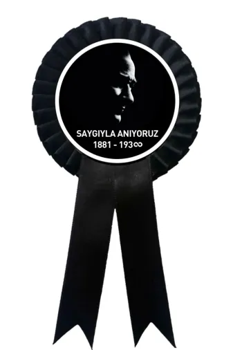 yıldızkurdelaankara TYC00591012773 Atatürk Kokart 10 Kasım 29 Kasım (100 Adet)