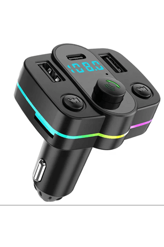 YK DESİGN Yk Design Ft-603 Araç Fm Transmitter Bluetooth Usb Mp3 Sd Kart Pd Typec Şarj