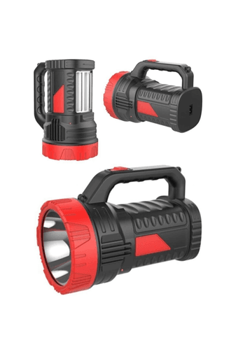 YNT İthalat AH-AVH-491 Silver Projektör 15W Led Şarjlı El Feneri Ve X2 Tüp 26Smd Led Çift Yönlü