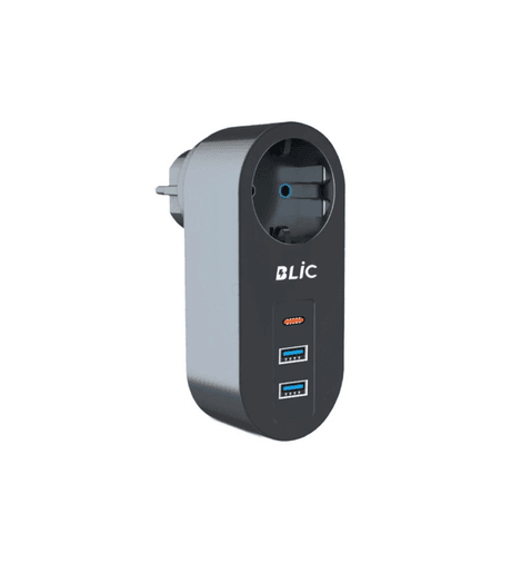 YNT İthalat EM-ftr07 Ftr-07 2Xusb 1Xtypec Termal Akım Korumalı Isıya Dayanıklı Tekli Priz