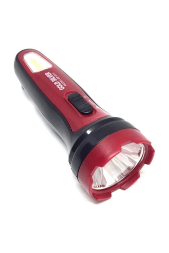 YNT İthalat HT-HIS-1412 Gold Sılver Gs-4511 1 Watt+1 Watt Cob Led'li Şarjlı El Feneri