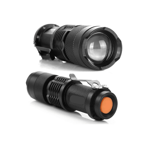 YNT İthalat HT-HIS-1727 Km-87 Polis Tipi Zoomlu Şarjlı Metal Dağ Kamp Cep Feneri Cree Led 2300 Lumens