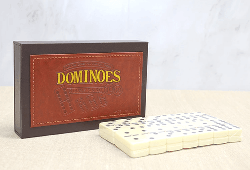 YNT İthalat KH-ALK4217 Deri Kutulu Domino Oyunu Alk4217