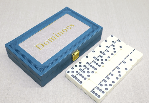 YNT İthalat KH-ALK4218 Deri Kutulu Domino Oyunu Alk4218