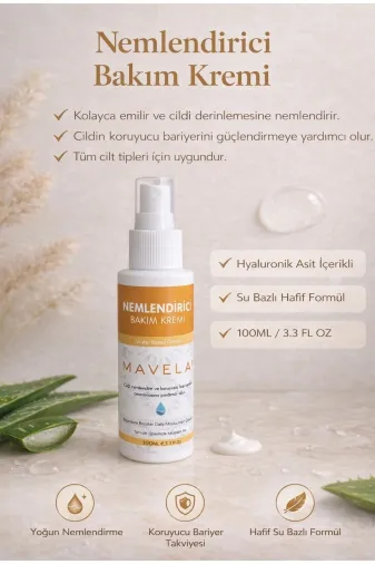 Yoğun Nemlendirici Su Bazlı Bakım Kremi 100 Ml