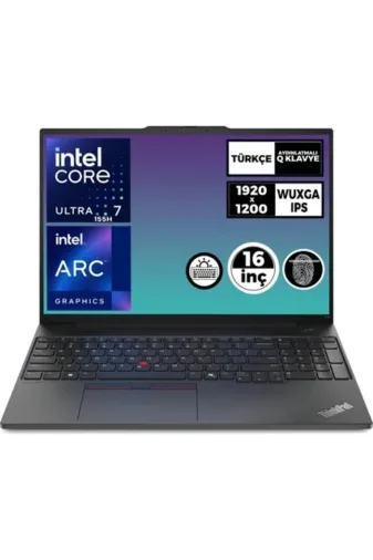 ystekno Nilavmgztk-404770 Lenovo Thinkpad E16 G2 Ultra 7 155H 32Gb 1Tb 16 Inç Dos Dizüstü Bilgisayar