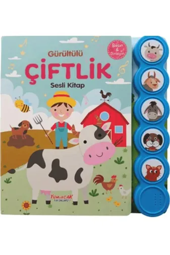 Yumurcak Yayınları SDKT-9789752748101 Gürültülü Çiftlik Sesli Kitap