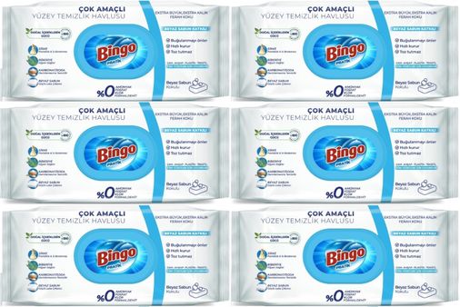 Yüzey Temizlik Havlusu 96 Yaprak Beyaz Sabun Plastik Kapaklı 576 Yaprak