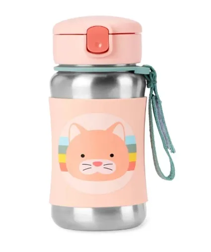 Zoo Pipetli Paslanmaz Çelik Suluk 350 ml Kedi
