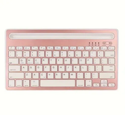 ZR206 Rose Gold K6100 Kablosuz Klavye