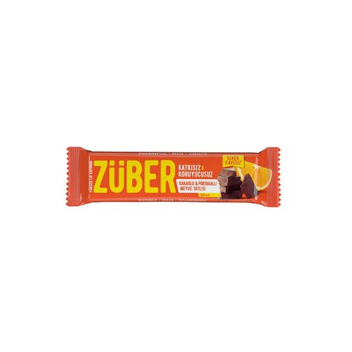 züber02578 Züber Kakaolu Ve Portakallı Meyve Barı 40 G
