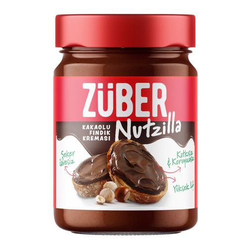 züber254854 Züber Nutzilla Kakaolu Fındık Kreması 315 Gr