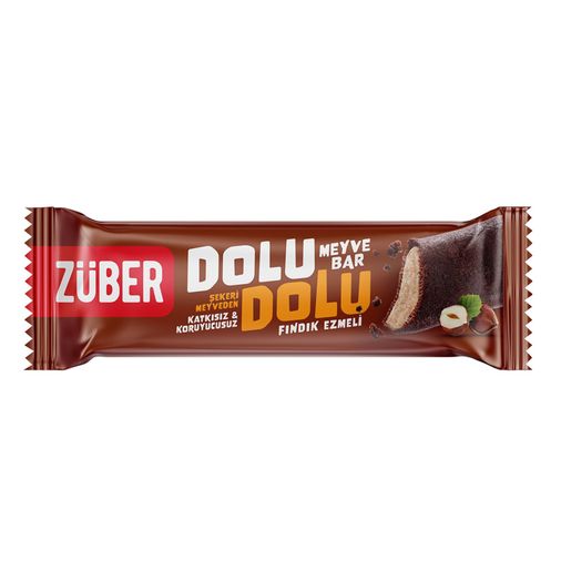 züber4206 Züber Dolu Dolu Meyve Bar Fındık Ezmeli 30 G